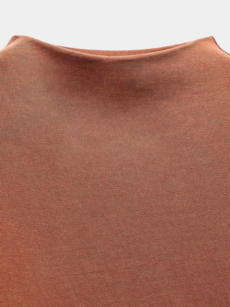 Cozy Chic 3/4 Sleeve Relaxed Cotton Tee