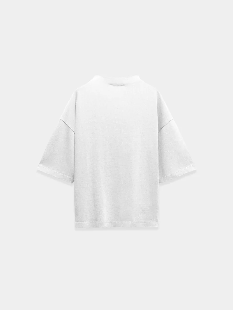 Cozy Chic 3/4 Sleeve Relaxed Cotton Tee