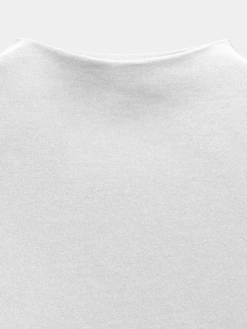 Cozy Chic 3/4 Sleeve Relaxed Cotton Tee