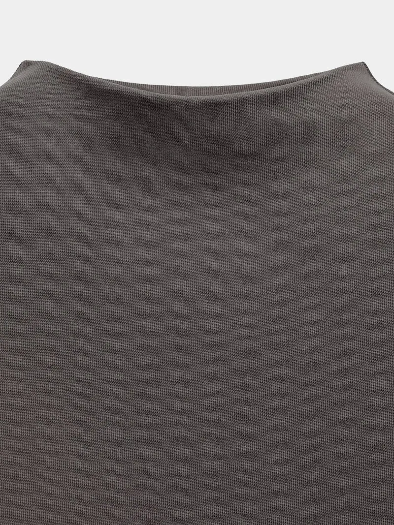 Cozy Chic 3/4 Sleeve Relaxed Cotton Tee