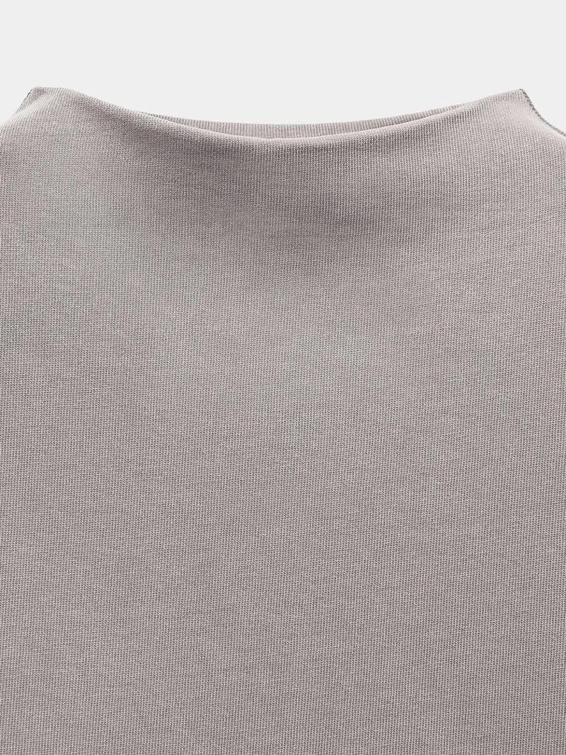 Cozy Chic 3/4 Sleeve Relaxed Cotton Tee