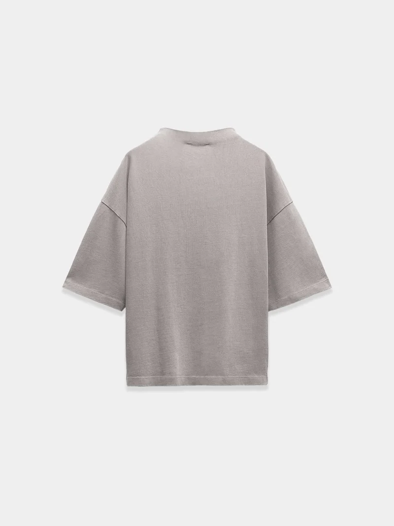 Cozy Chic 3/4 Sleeve Relaxed Cotton Tee