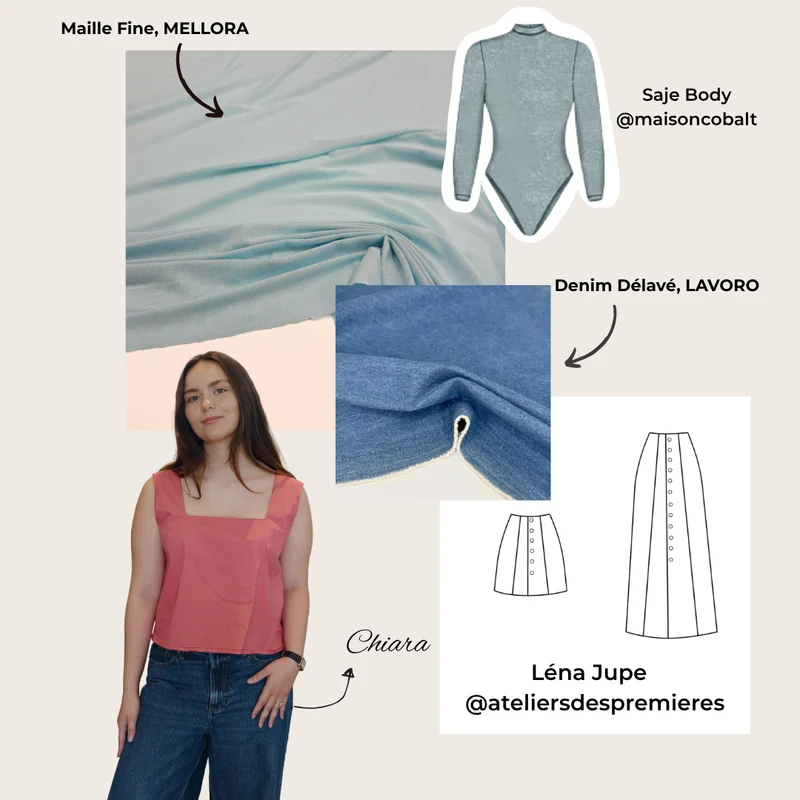 Tissu Denim Lourd, Coton - Délavé, Lavoro