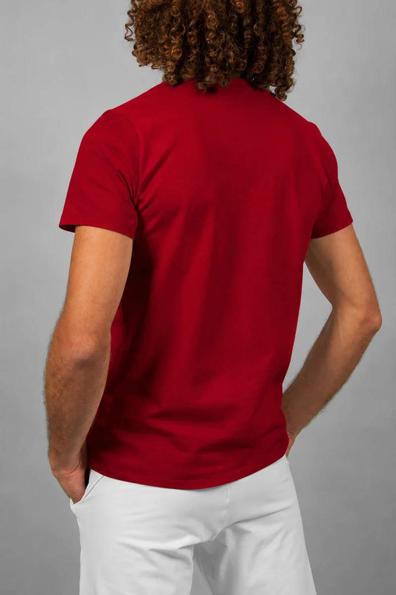 Sadhak Men's Yoga T-shirt — Bordeaux (Last Pieces)
