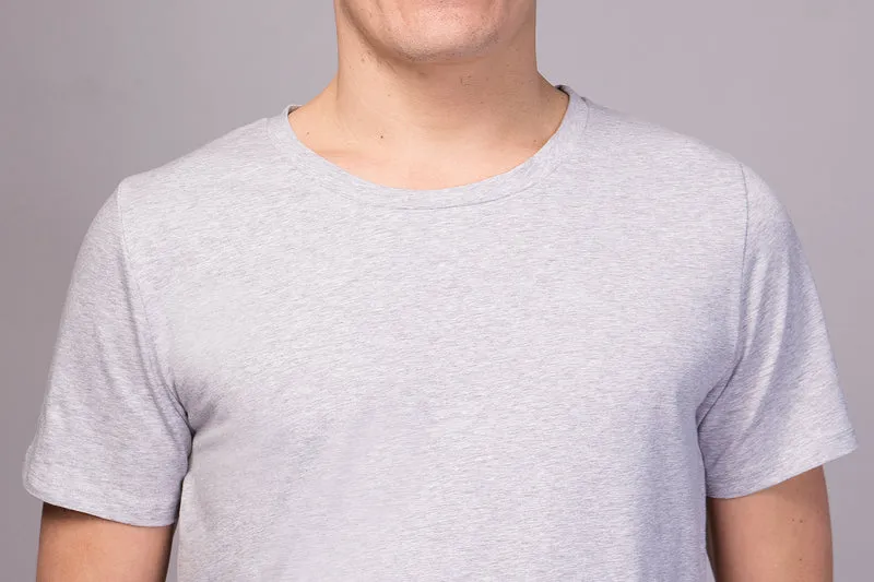 Bencha yoga T-shirt round neck - Perle Grey S & M