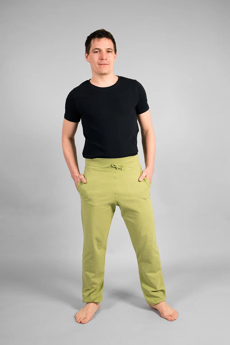 Mahan Men's Yoga Pants — Moss Green (Last Pieces)