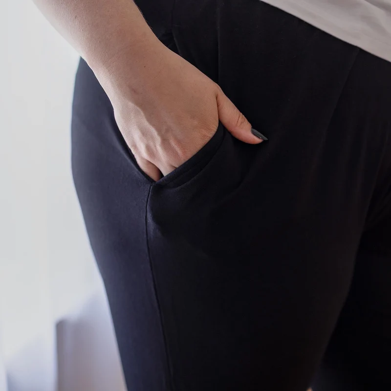 Bamboo Lounge Joggers - Black