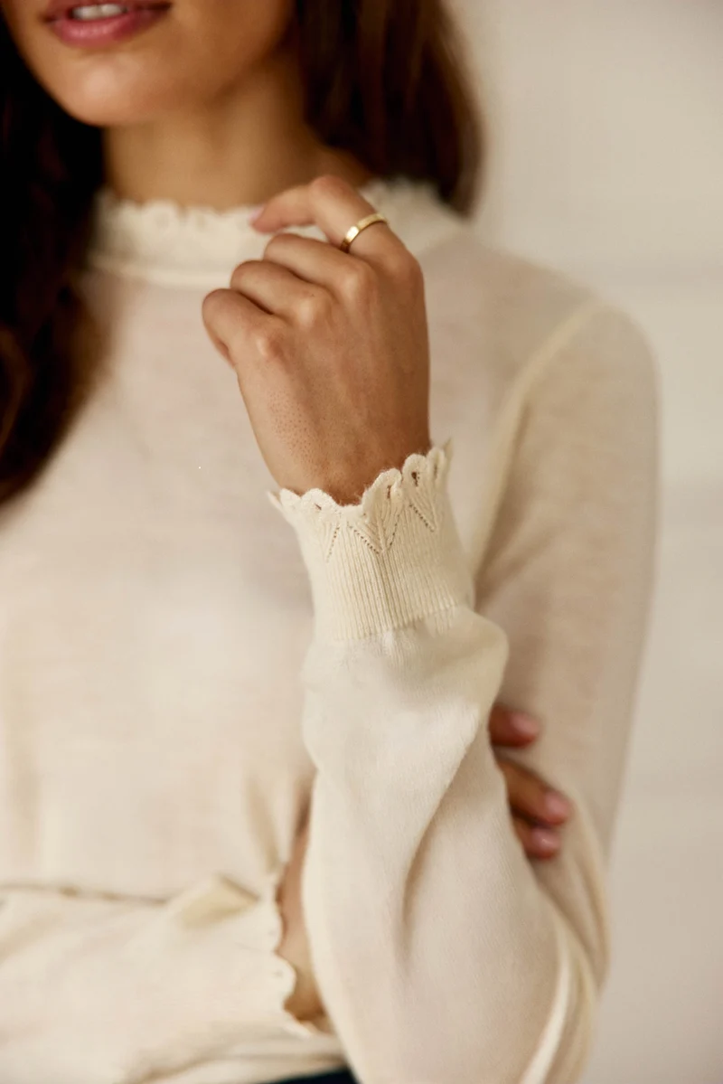 Solfe - Pull coupe droite