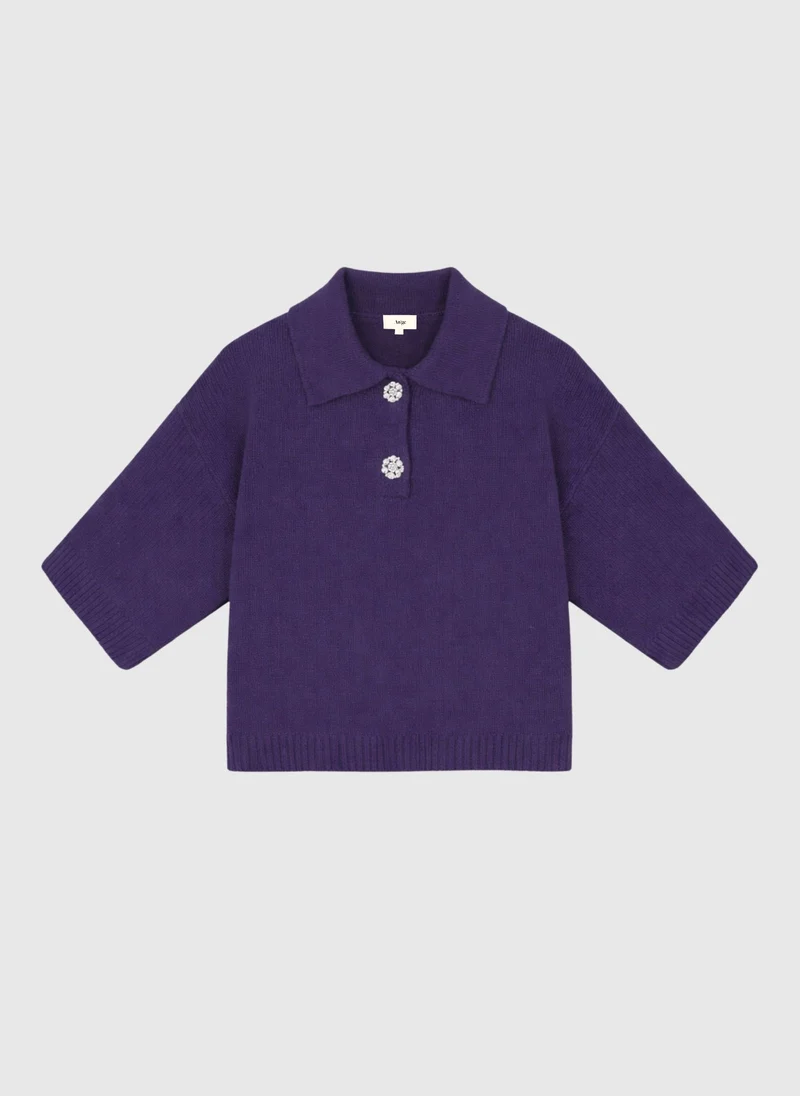 PULL NORANE myrtille