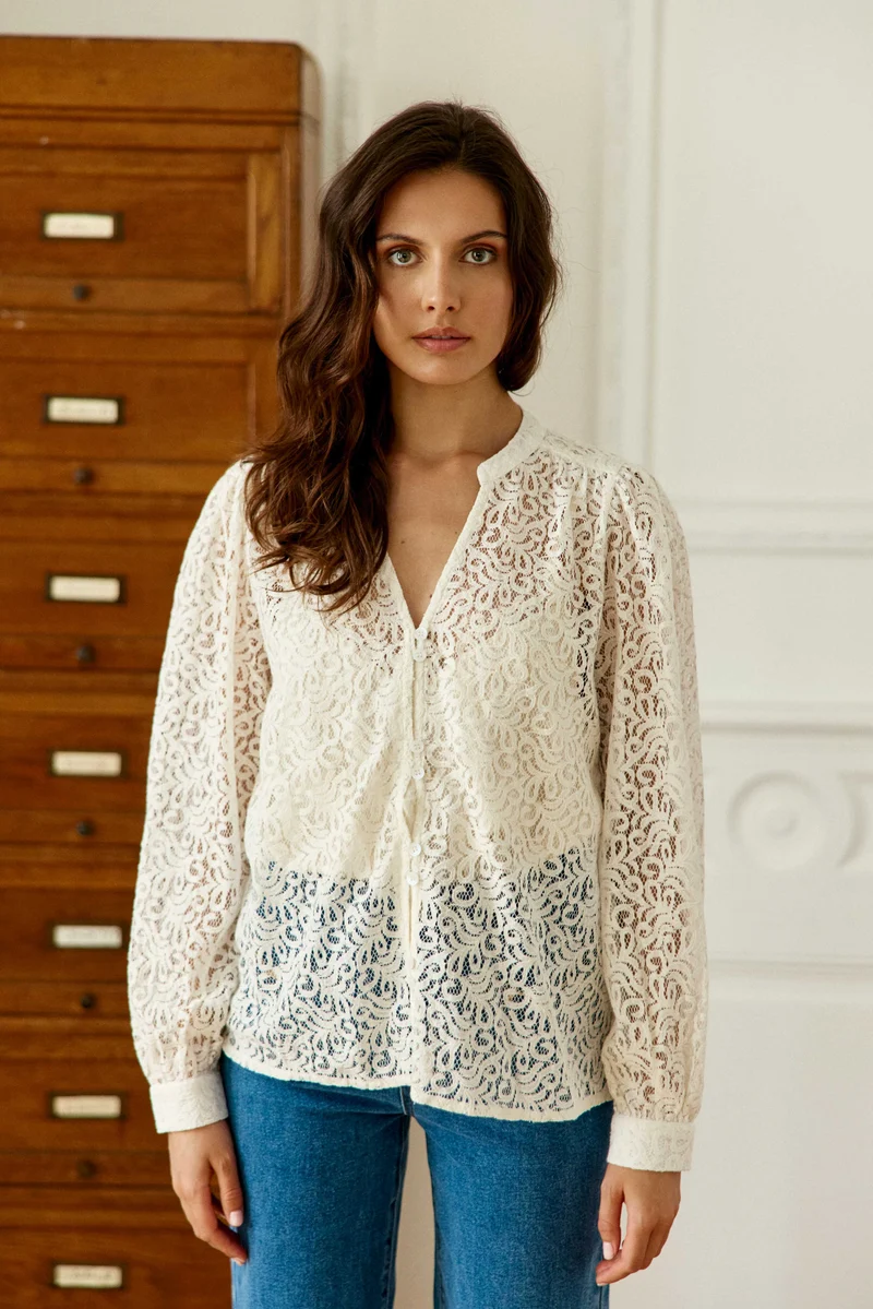 Blandine - Blouse droite