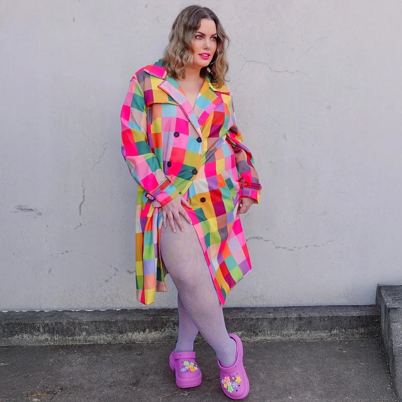 Thighs the Limit Fishnets - Timewarp - Periwinkle