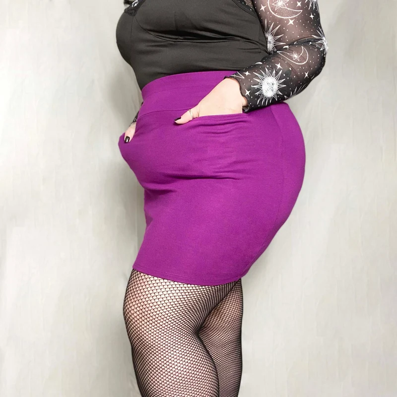 Mini Skirt - Figgy Pudding