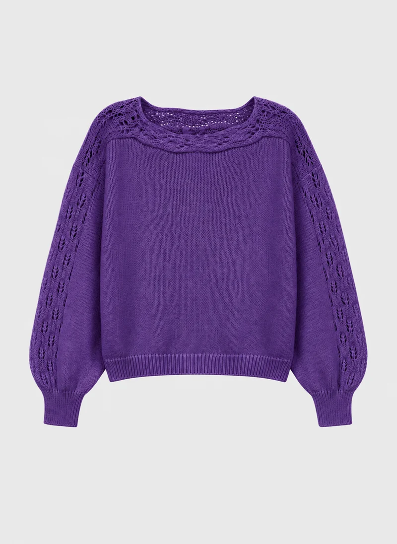 PULL LUCINDY violet