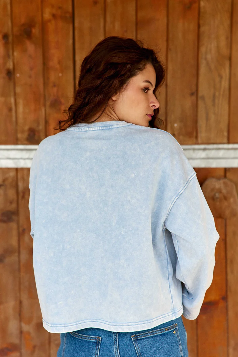 Trinkle - Sweat coupe boxy