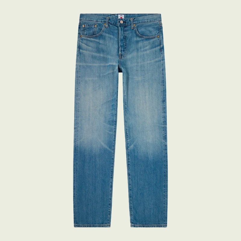 Regular Straight Jeans - Blue Light Used