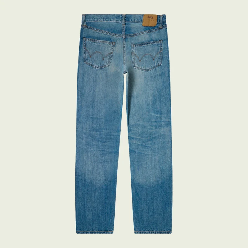 Regular Straight Jeans - Blue Light Used