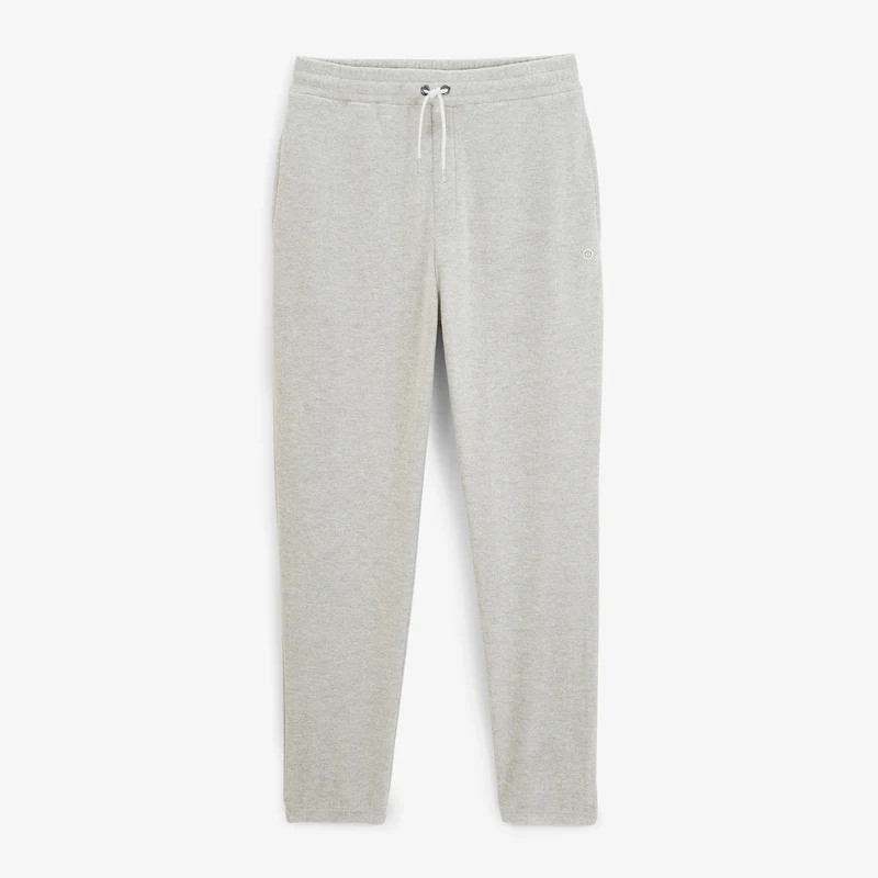 Jogging 100% coton French Rib gris chiné Paolo