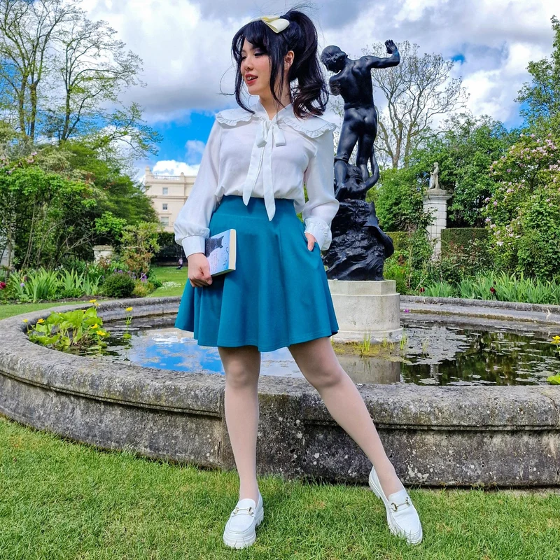 Mini Flare Skirt - Ocean Teal