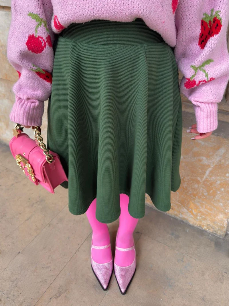 Ottoman Flare Skirt - Petit Pois