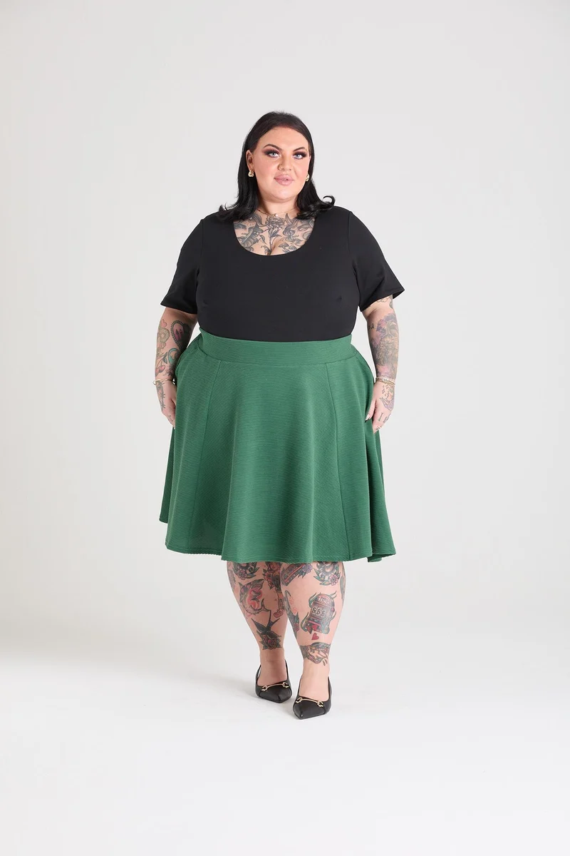 Ottoman Flare Skirt - Petit Pois
