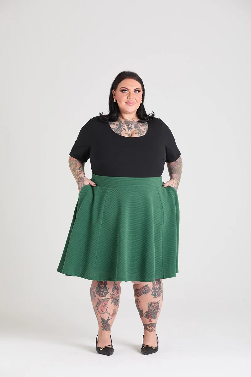 Ottoman Flare Skirt - Petit Pois