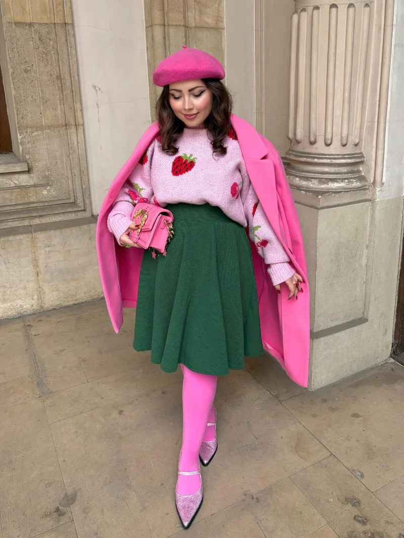 Ottoman Flare Skirt - Petit Pois