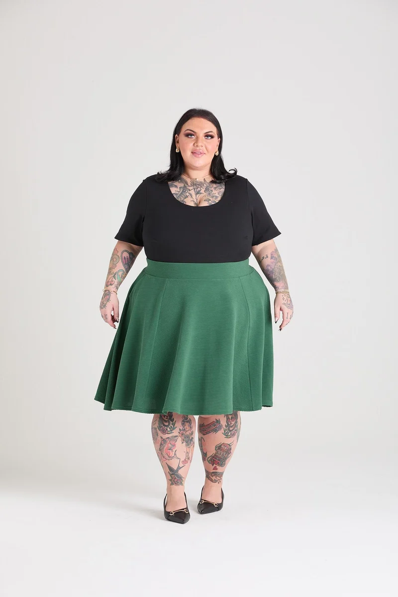 Ottoman Flare Skirt - Petit Pois