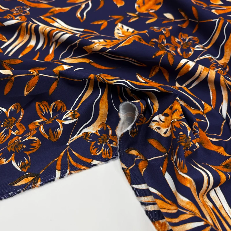 Tissu Sergé Gabardine Stretch, Coton Labellisé - Pantaleria
