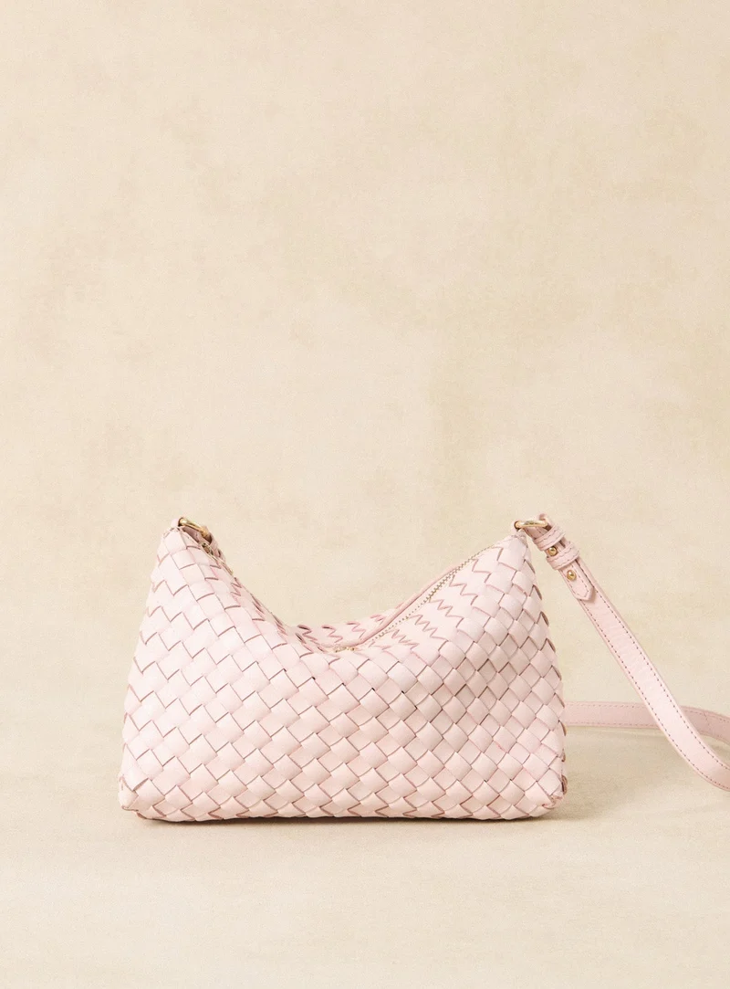 Sac Violette petit tressé