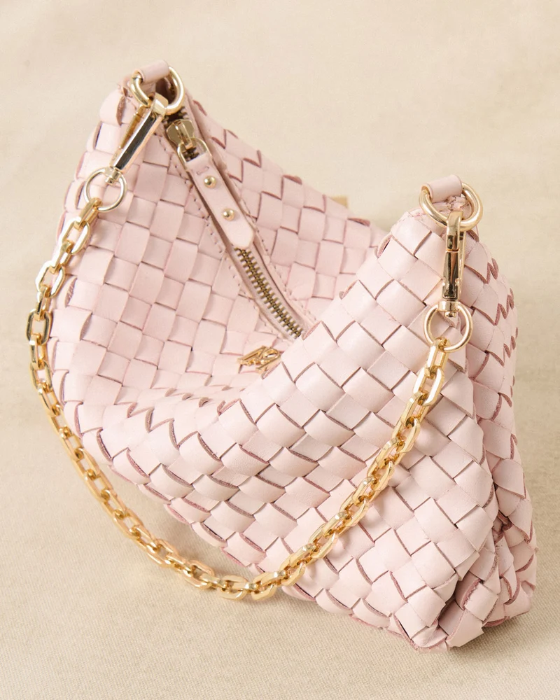 Sac Violette petit tressé