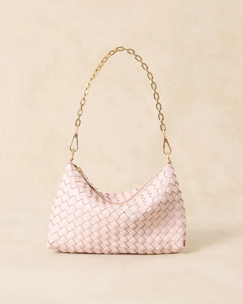 Sac Violette petit tressé