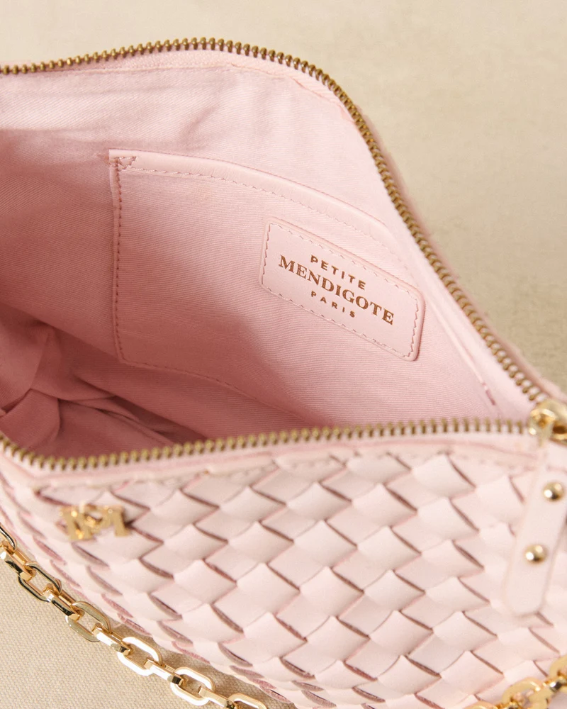 Sac Violette petit tressé