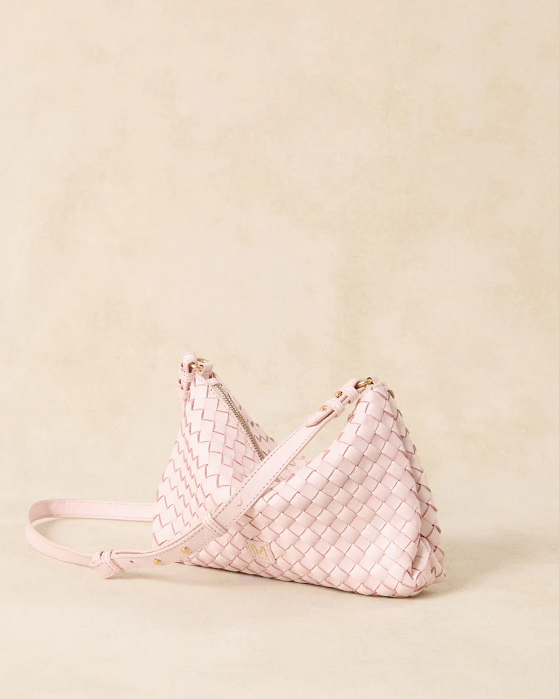 Sac Violette petit tressé