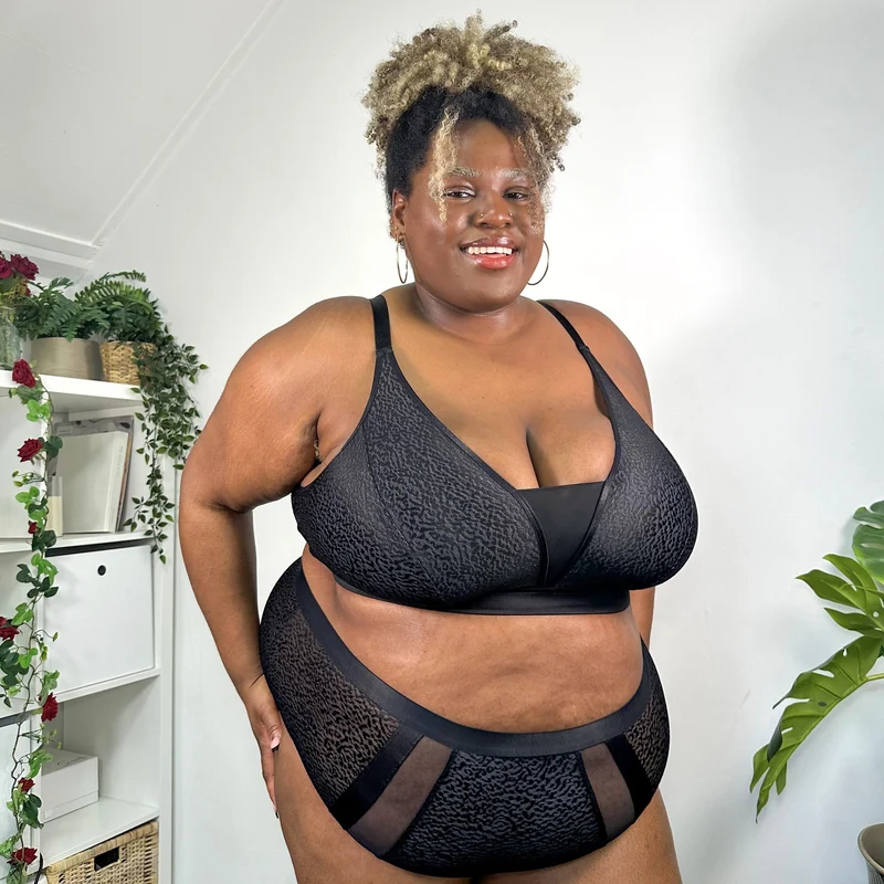 Organic Cotton Full Brief Knickers - Leopard