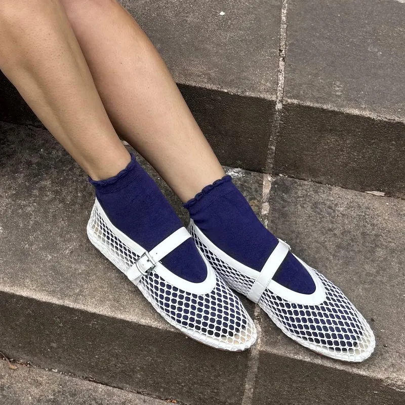 Ultimate Bamboo Ankle Socks - 3 Pairs in Starling