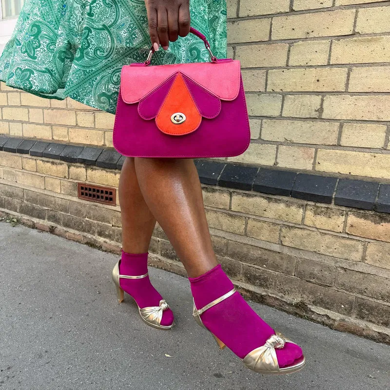 Ultimate Bamboo Ankle Socks - 3 Pairs in Hibiscus