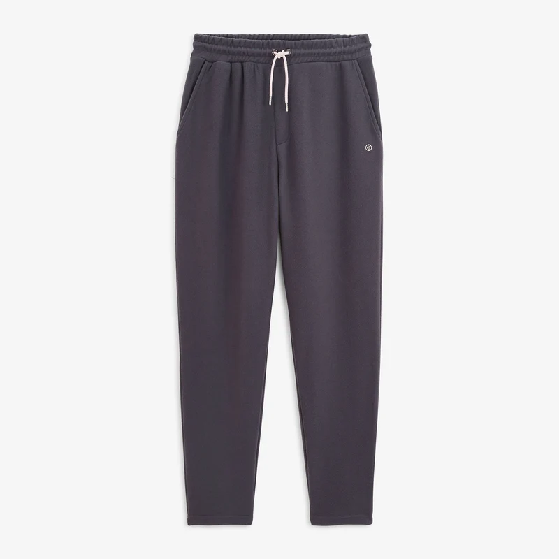 Jogging 100% coton French Rib gris asphalte Paolo