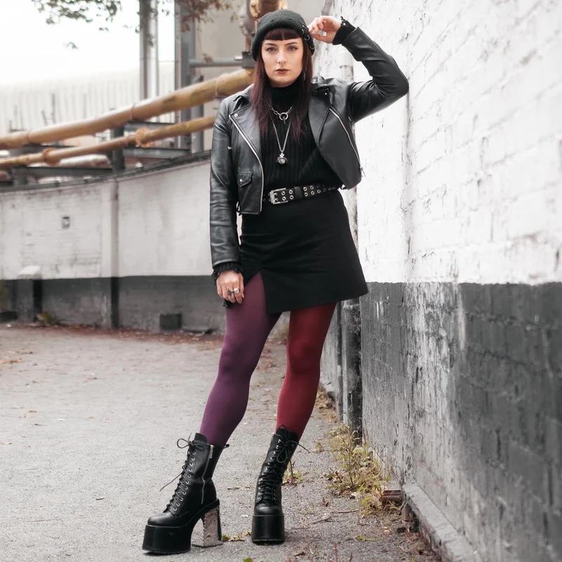 Duo Tights - Plurgundy