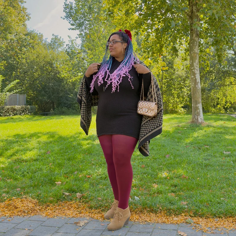 80 Denier Tights - Cherry