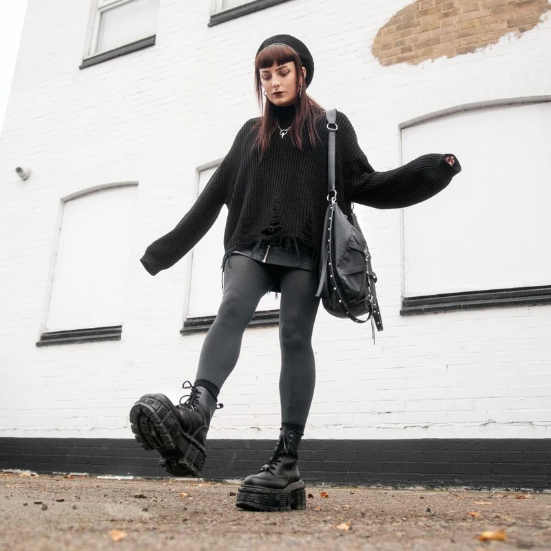 120 Denier Tights - Storm Cloud