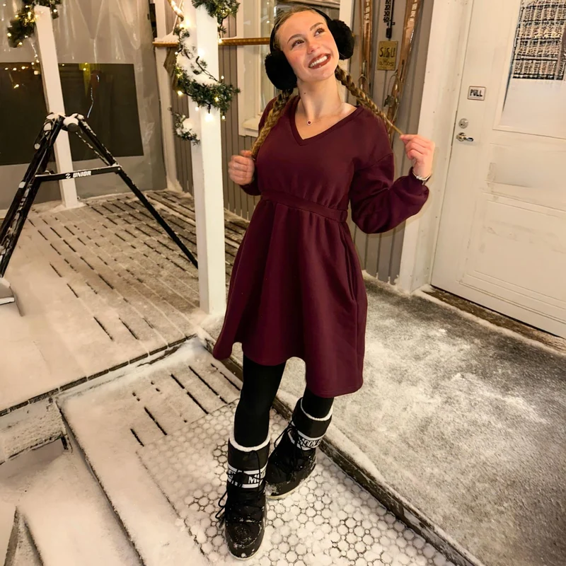 The Bibi Dress - Cherry