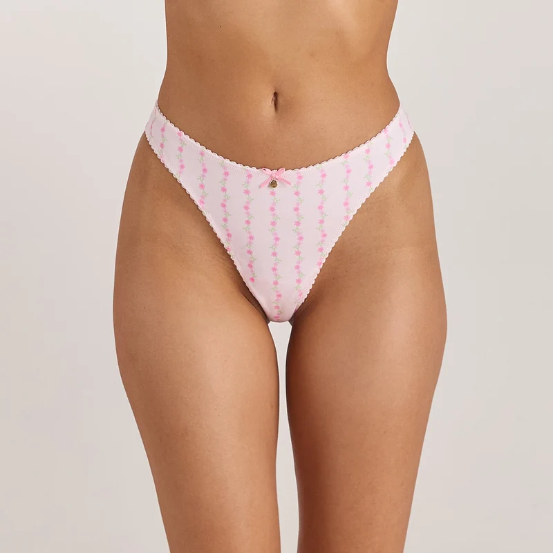 Strings Cotton Kisses (Lot de 3) - Imprimé Rose