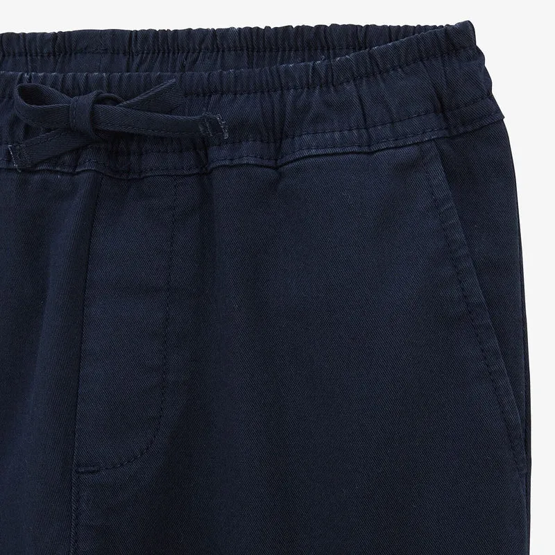 Chino 734 garçon avec taille élastiquée bleu foncé coupe droite confort