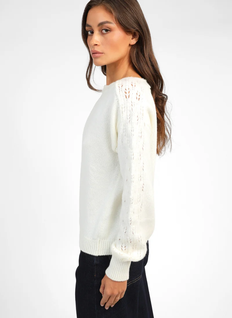 PULL LUCINDY off white