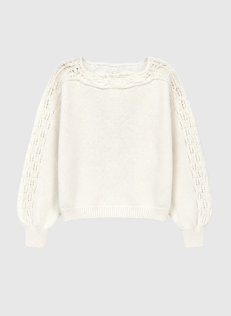 PULL LUCINDY off white