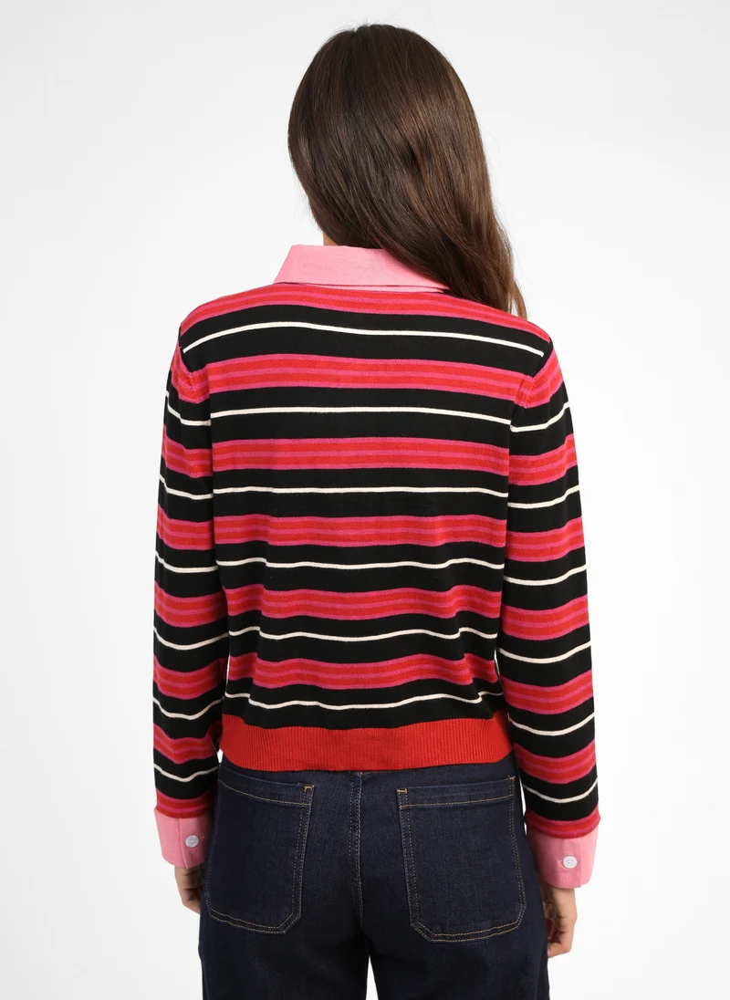 PULL NONA vermillon