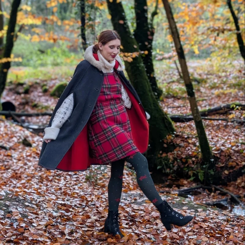 80 Denier Opaque Tights - Woodland Magick
