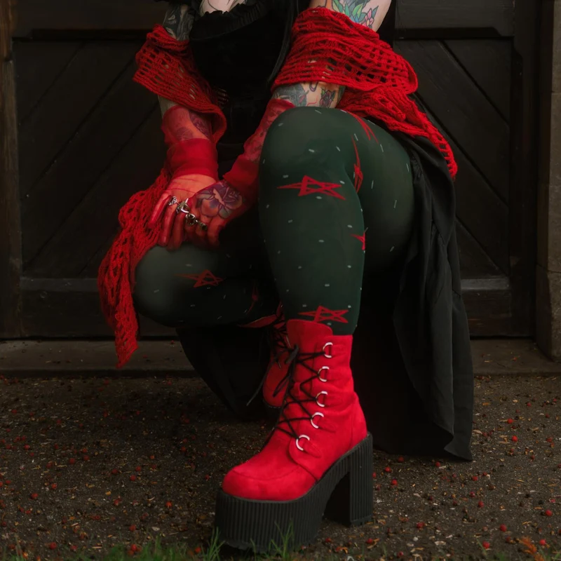 80 Denier Opaque Tights - Woodland Magick