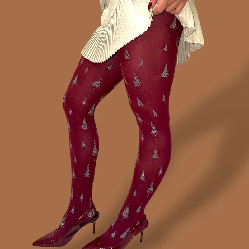 80 Denier Opaque Tights - Enchanted Forest