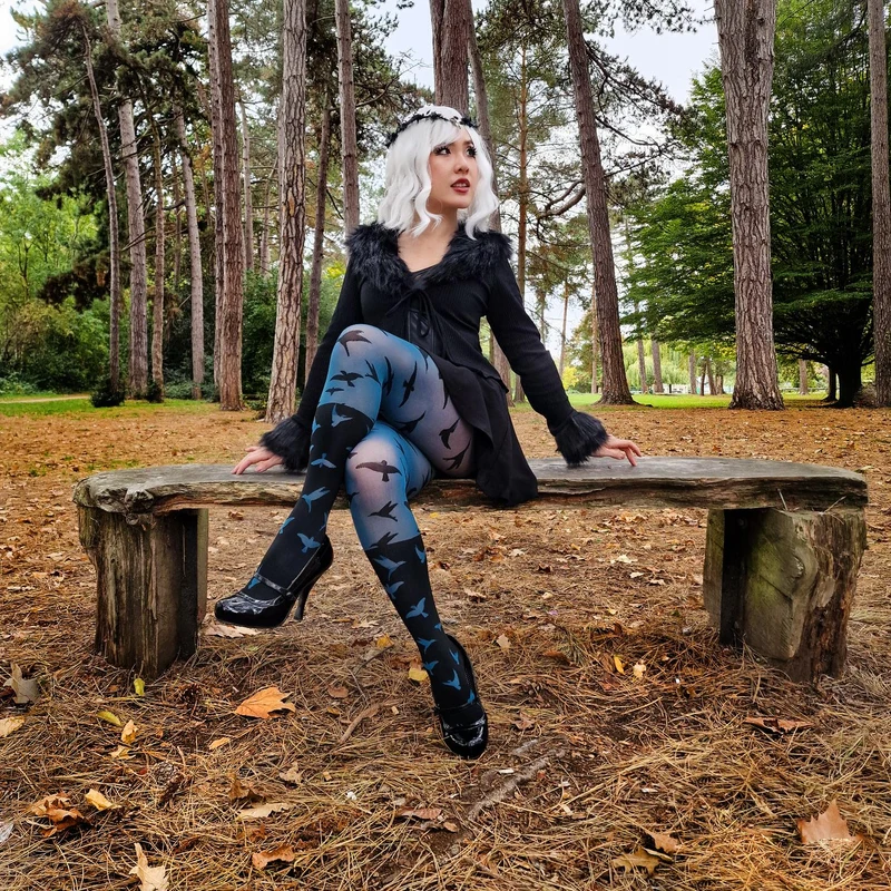 The Birds 80 Denier Tights - Aurora